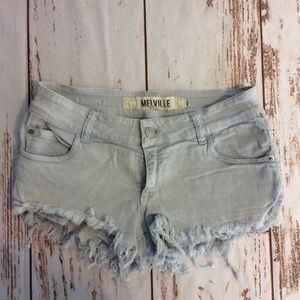Brandy Melville Distressed Jean Shorts (Size 40)